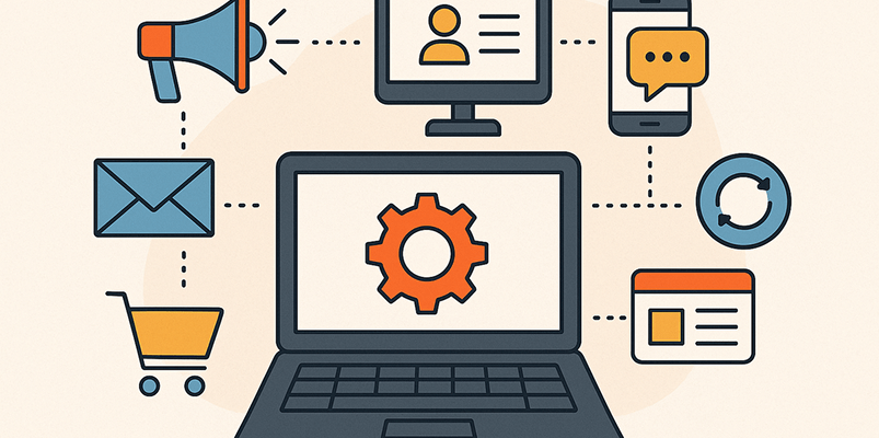 Автоматизация маркетинга для старта: как CRM, чат-боты и email-рассылки ускоряют рост небольших команд